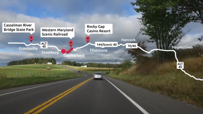 Scenic Byways route overlay