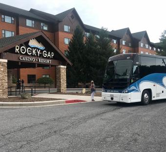 motor coach at Rocky Gap