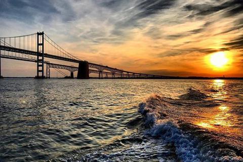 Bay Bridge at Sunset