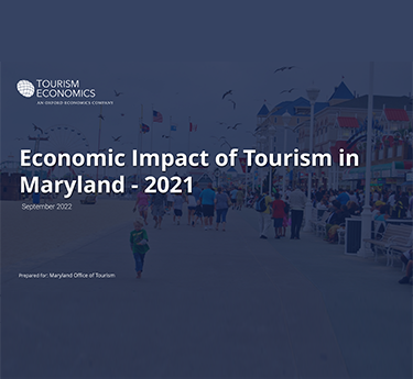 Economic Impact of Tourism in Maryland 2021