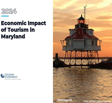 2024 Economic Impact of Tourism in Maryland Report Cover